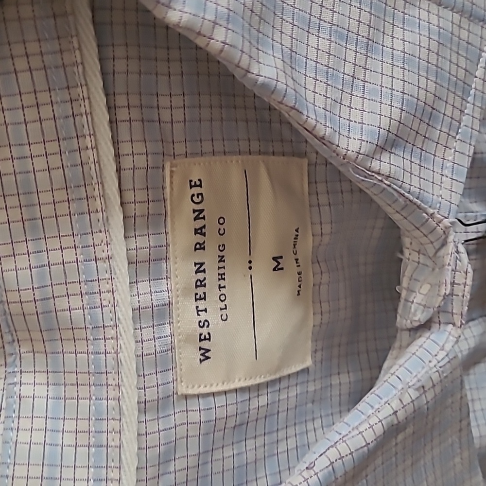 Western Range snap long sleeve shirt